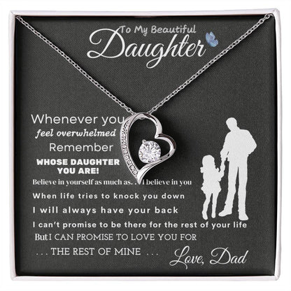 To My Beautiful Daughter | Love Knot Necklace | Perfect Daughter Gift