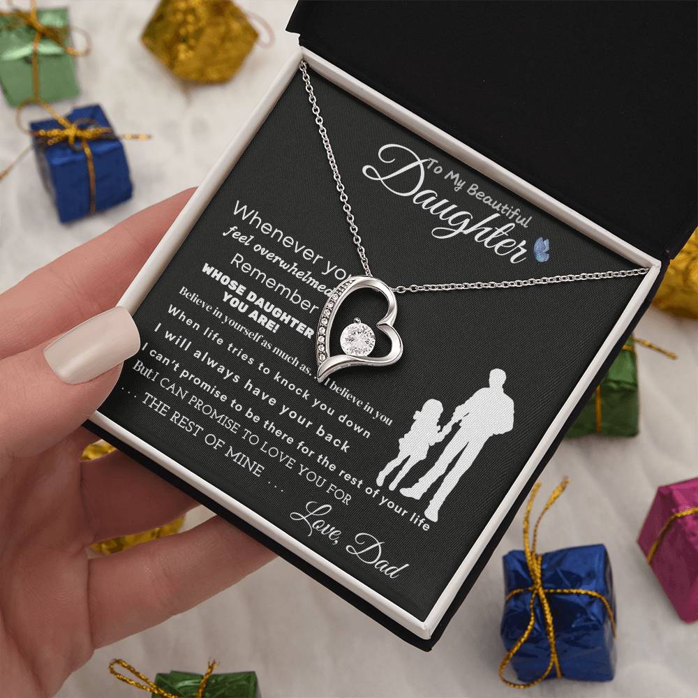 To My Beautiful Daughter | Love Knot Necklace | Perfect Daughter Gift