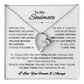 To My Soulmate Forever Love Necklace | Perfect Gift  For Wife | Girlfriend | Soulmate | Meeting You Was Fate
