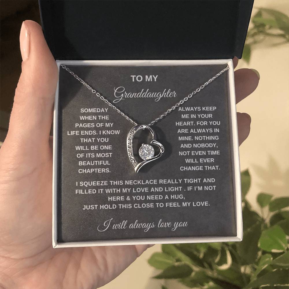 To My Granddaughter | Forever Love Necklace