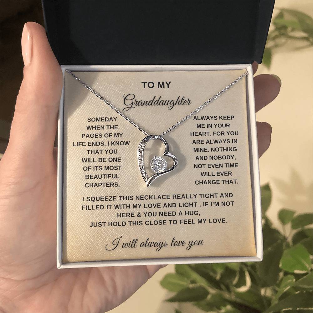 To My Granddaughter  | Forever Love Necklace