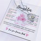 To My Daughter From Dad |  Love knot Necklace | Perfect Daughter Gift