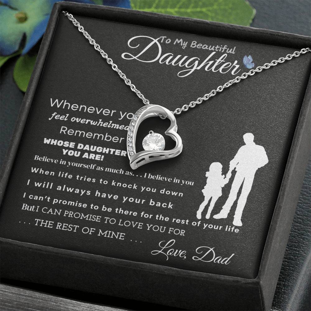 To My Beautiful Daughter | Love Knot Necklace | Perfect Daughter Gift