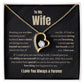 Wife Forever Love Necklace | Meeting You Was Fate |  Perfect Gift To Let Her Know She's  Your Heart