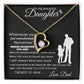 To My Beautiful Daughter | Love Knot Necklace | Perfect Daughter Gift