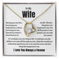 Wife Forever Love Necklace | Meeting  You Was Fate |  Perfect Gift For Her!