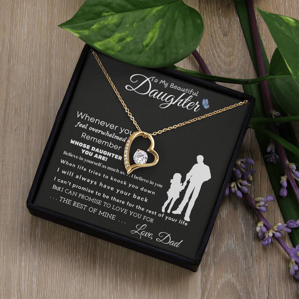 To My Beautiful Daughter | Love Knot Necklace | Perfect Daughter Gift