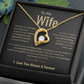 To My Wife Forever Love necklace | Perfect Love Gift | Meeting You Was Fate