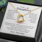 To My Daughter from Dad | Special Gift  for Daughter | Forever Love Necklace