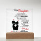 To My Daughter Love Mom | Where ever Your Journey Takes You | Holidays Gift