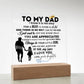 To My Dad From Your Daughter | You Are Appreciated | Christmas and Thanksgiving Gift