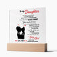 To My Daughter Love Mom | Where ever Your Journey Takes You | Holidays Gift