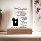 To My Daughter Love Mom | Where ever Your Journey Takes You | Holidays Gift