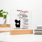 To My Daughter Love Mom | Where ever Your Journey Takes You | Holidays Gift