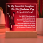 To My Beautiful Daughter| Acrylic Lamp | You Did It!