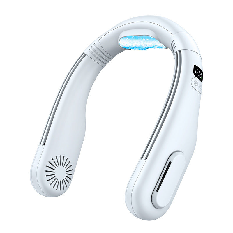 Handsfree Bladeless Neck  Fans with 360 Cooling Quiet, 5200 mAh Battery Operated USB Wearable Personal Fan