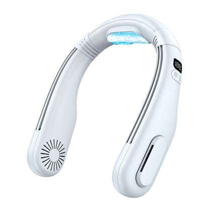 Handsfree Bladeless Neck  Fans with 360 Cooling Quiet, 5200 mAh Battery Operated USB Wearable Personal Fan