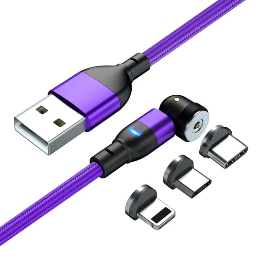 540 Degrees Fast Charging Magnetic Cable Charger