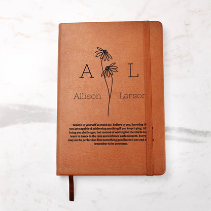 Personalized Leather Journal | Graduation Gift | Travel Journal