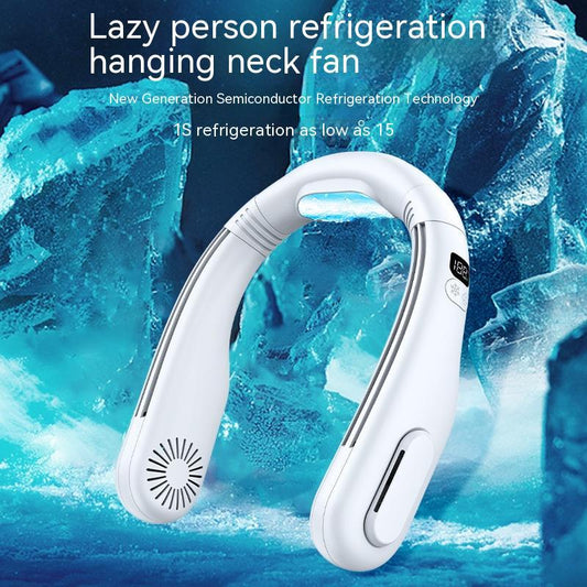 Handsfree Bladeless Neck  Fans with 360 Cooling Quiet, 5200 mAh Battery Operated USB Wearable Personal Fan
