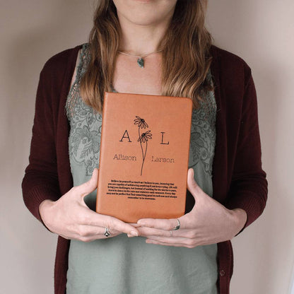Personalized Leather Journal | Graduation Gift | Travel Journal