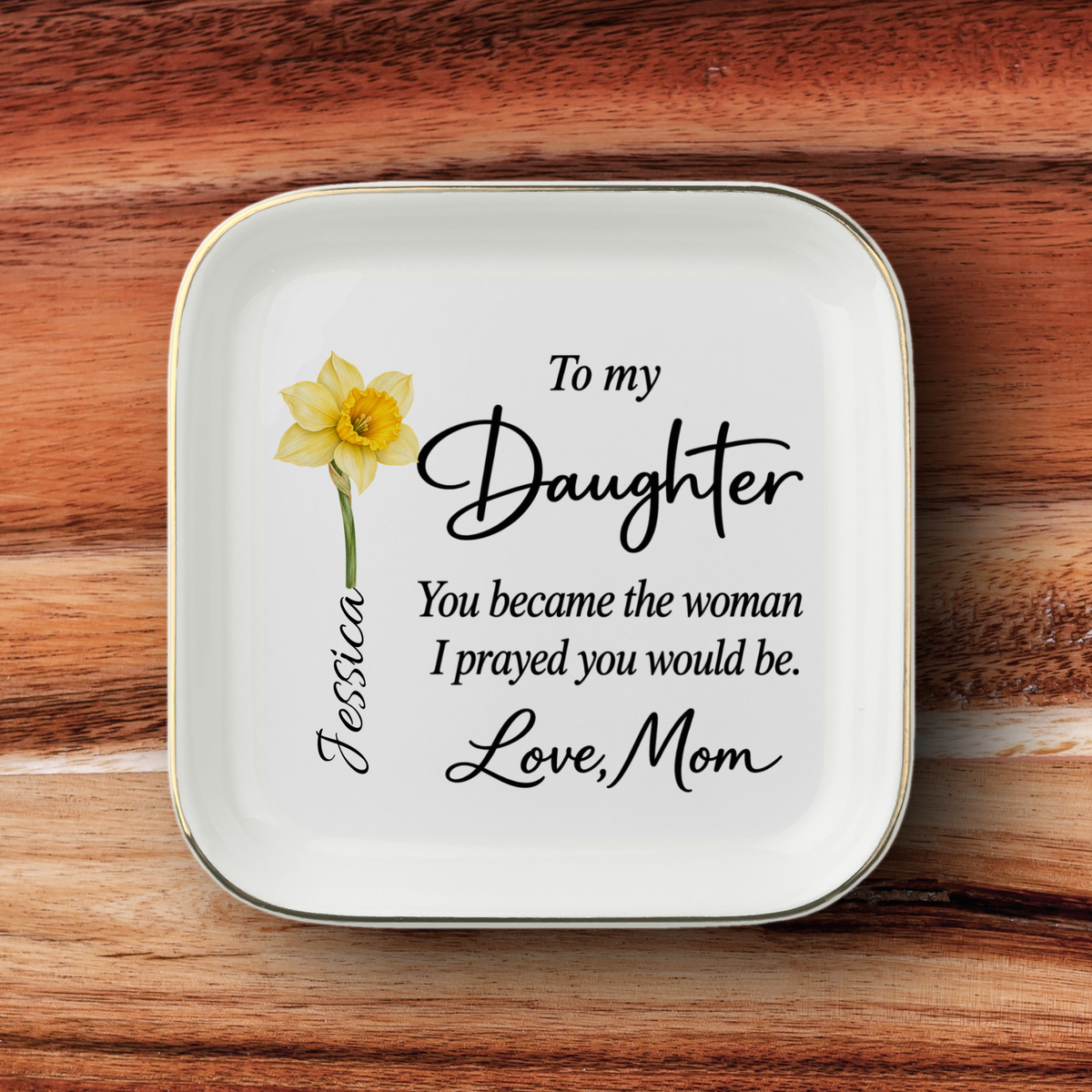 Personalized Jewelry Trinket From Mom