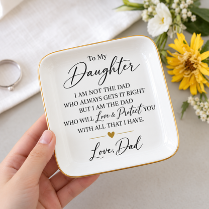 To My Daughter | A Little Piece of My Heart for Her Dresser