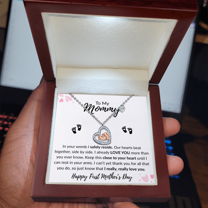To My Mommy |Heartfelt Baby Feet Necklace| I Really Love You!