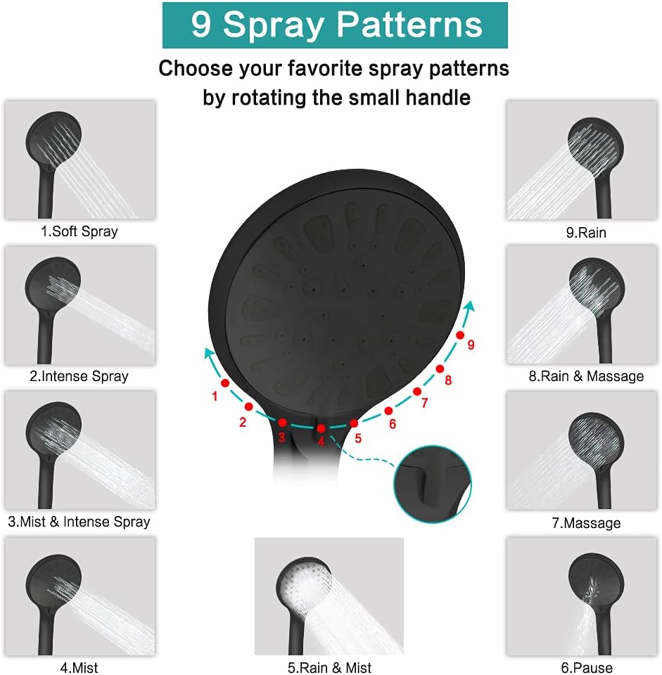 Ultimate Rainfall Shower Combo