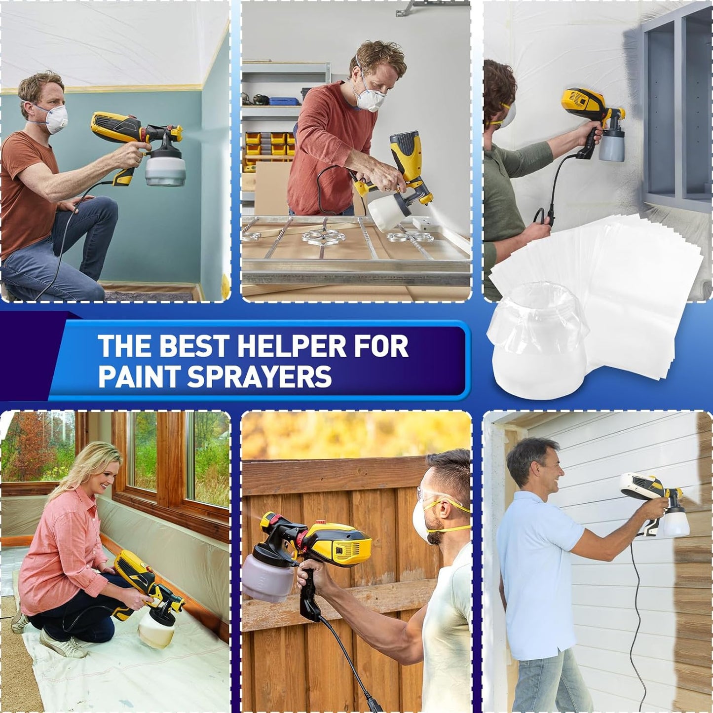 Quick Clean Paint Sprayer Liners