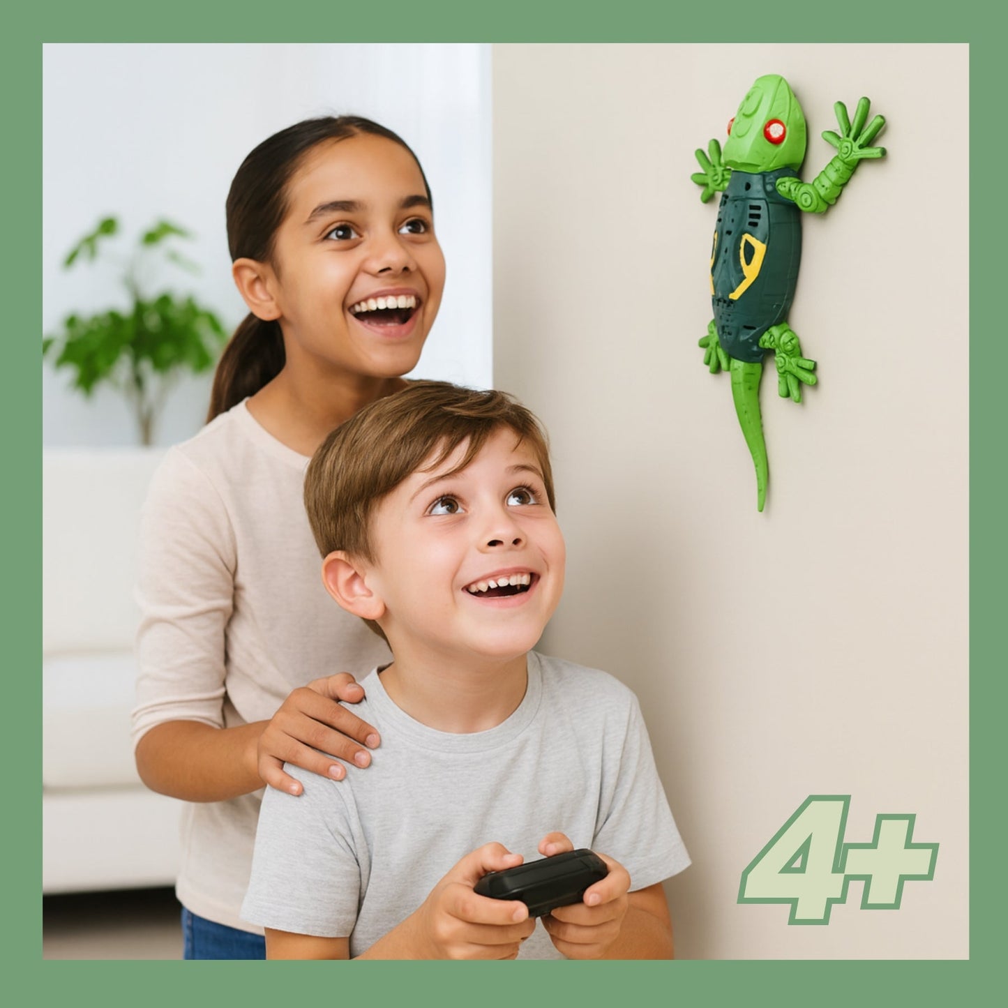 Gravity Gecko™ The Screen-Time Cure That Climbs Your Walls.