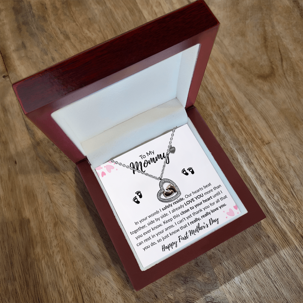 To My Mommy |Heartfelt Baby Feet Necklace| I Really Love You!