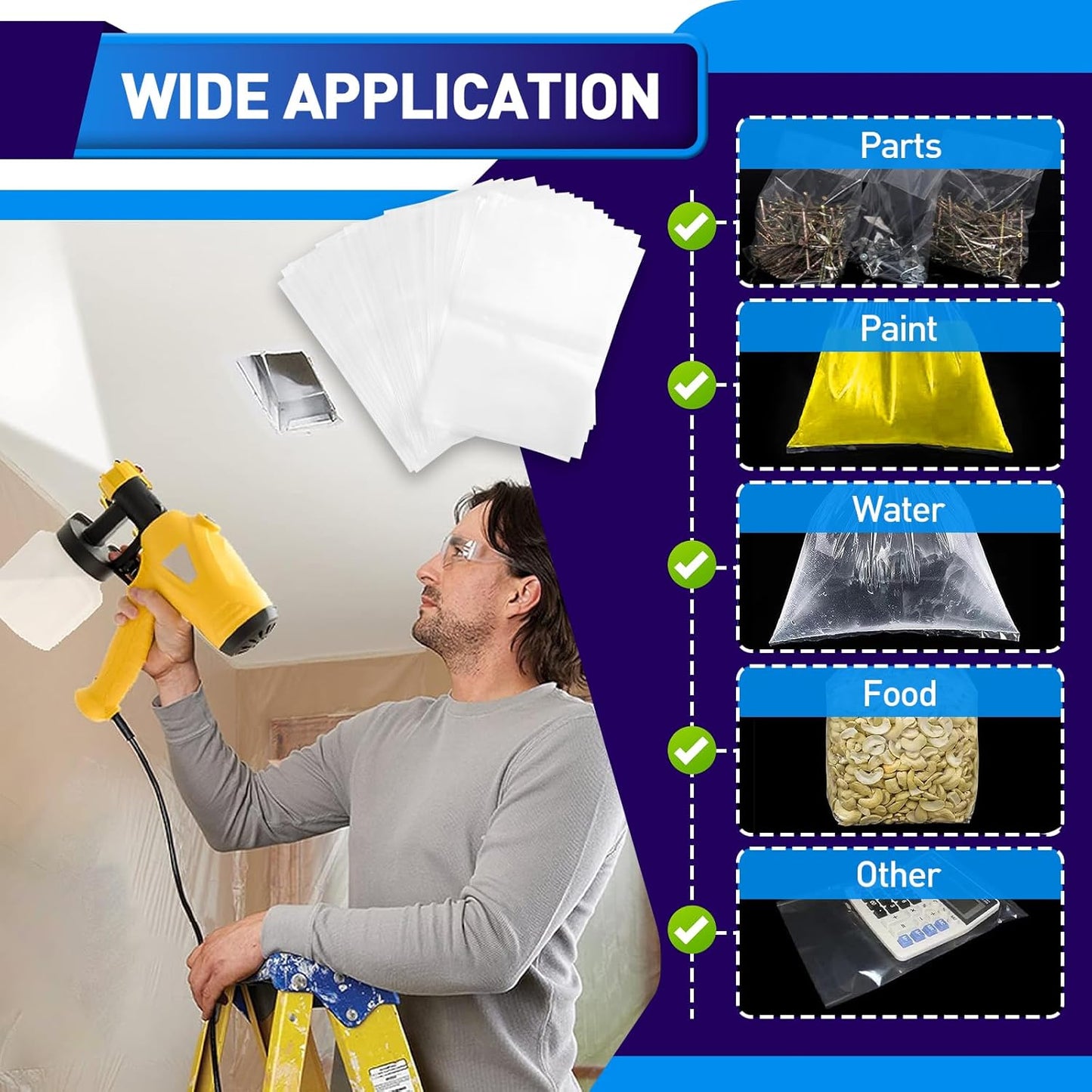 Quick Clean Paint Sprayer Liners