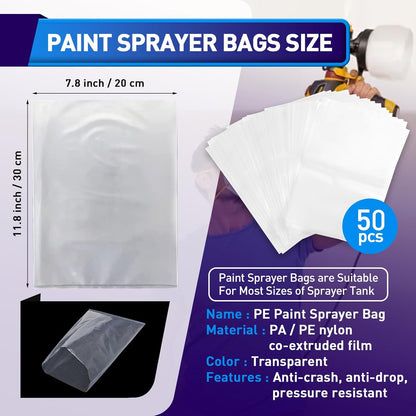 Quick Clean Paint Sprayer Liners