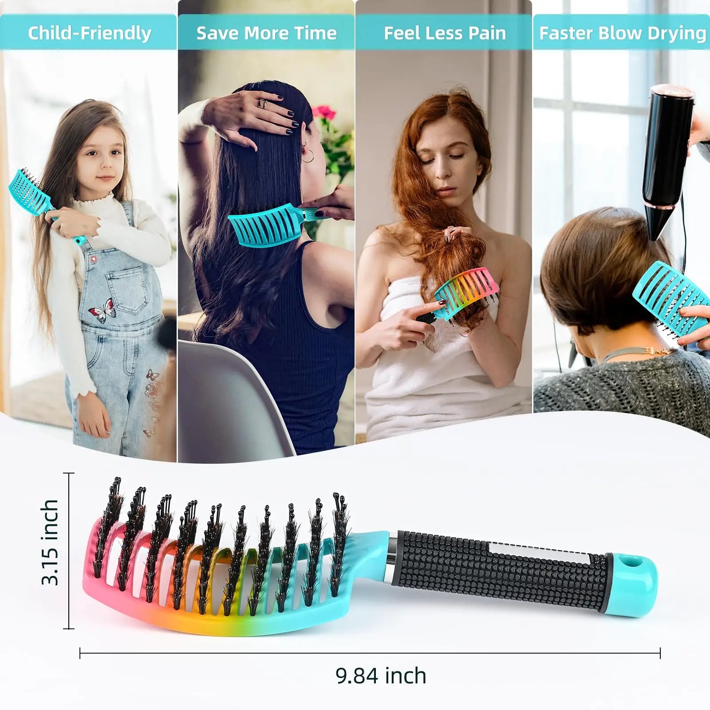 Salon-Style Hair Magic Brush
