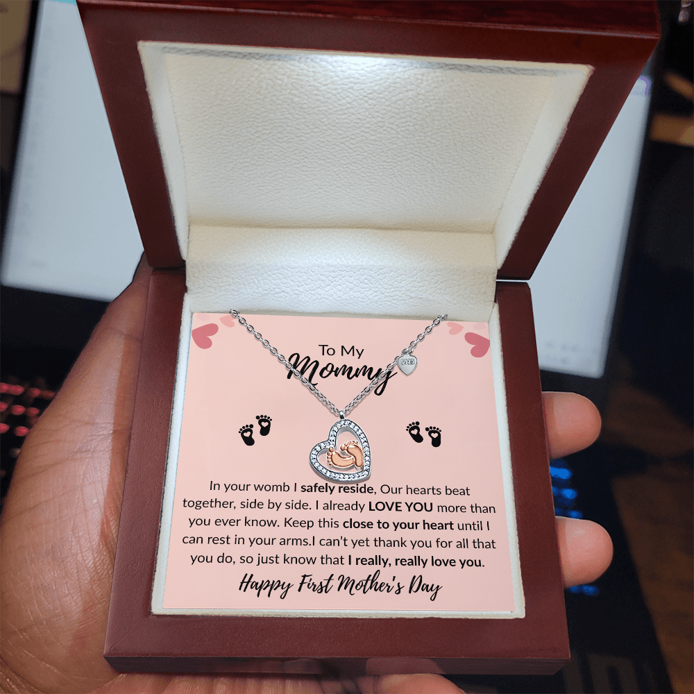 Heartfelt Baby Feet Necklace