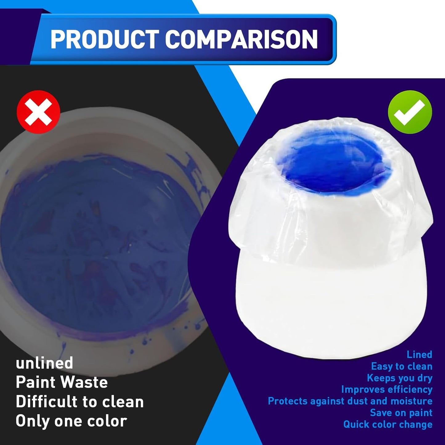 Quick Clean Paint Sprayer Liners