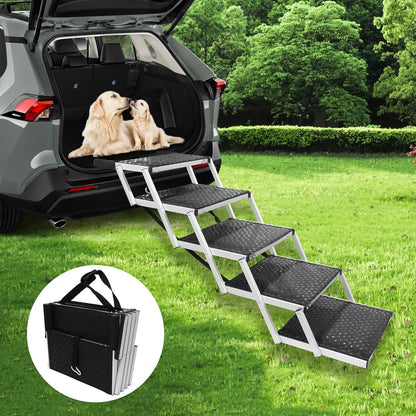 Foldable Dog Stairs for Cars