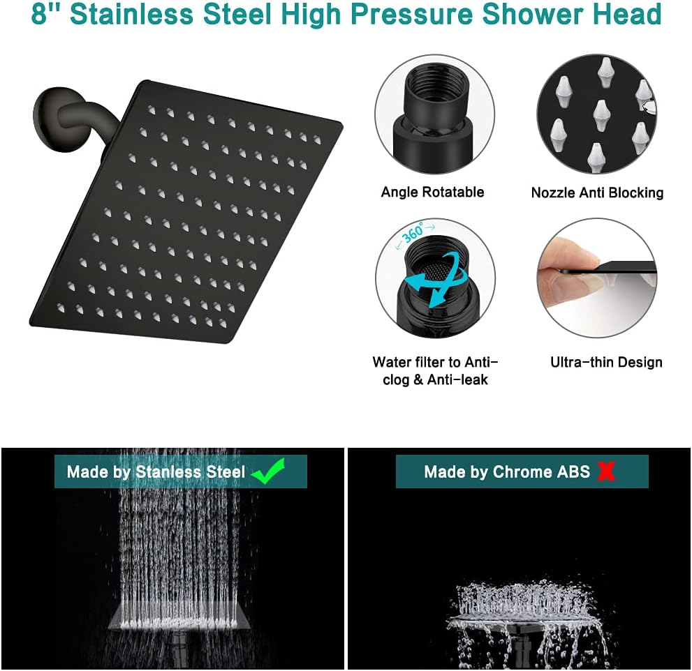 Ultimate Rainfall Shower Combo