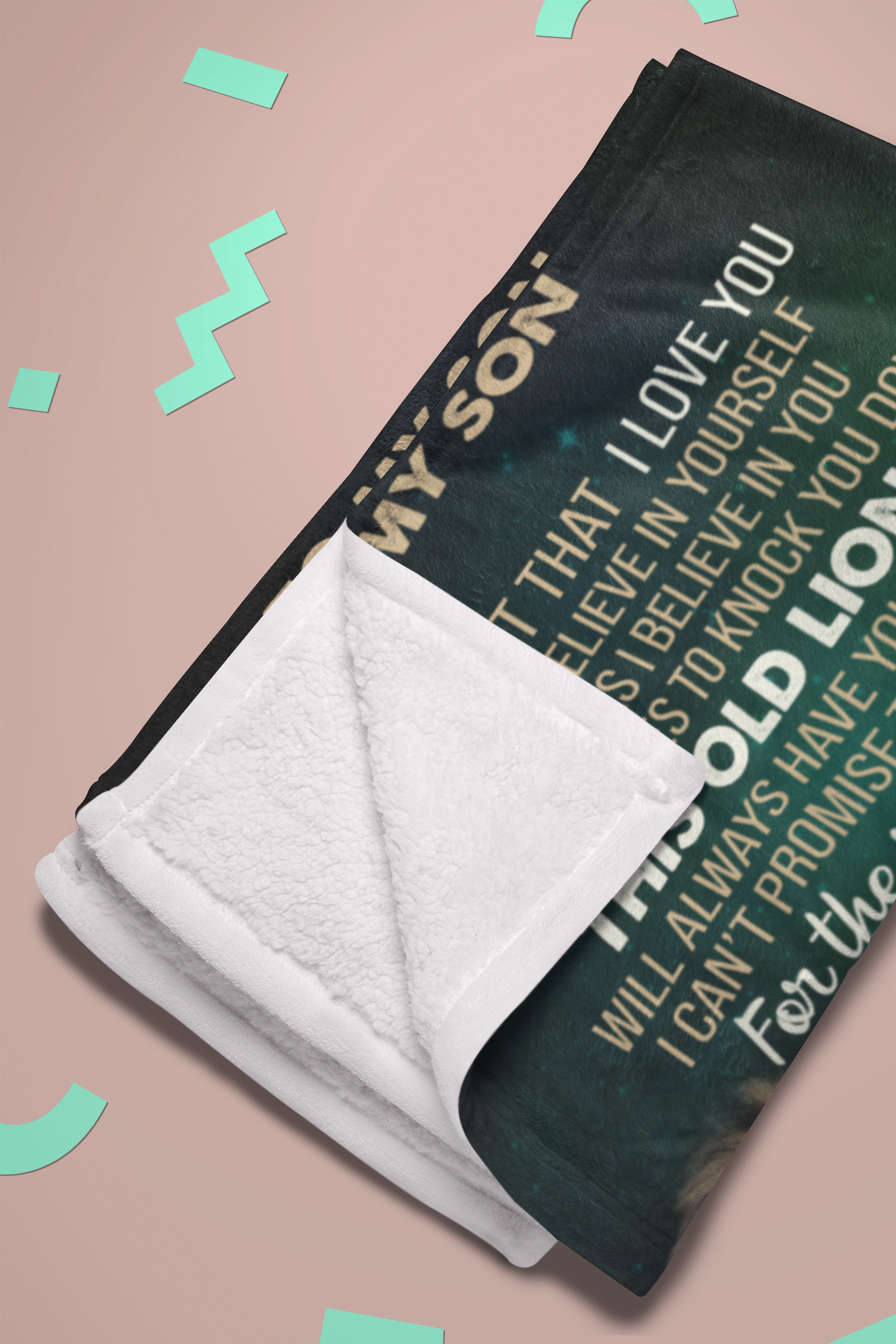 Personalized Son Blanket| Never Forget I Love You | To Son From Dad