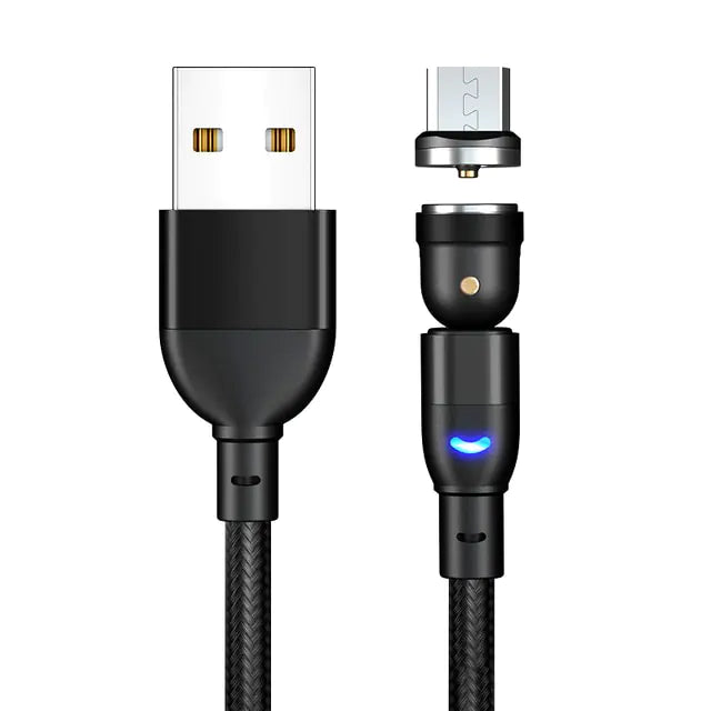 540 Degrees Fast Charging Magnetic Cable Charger