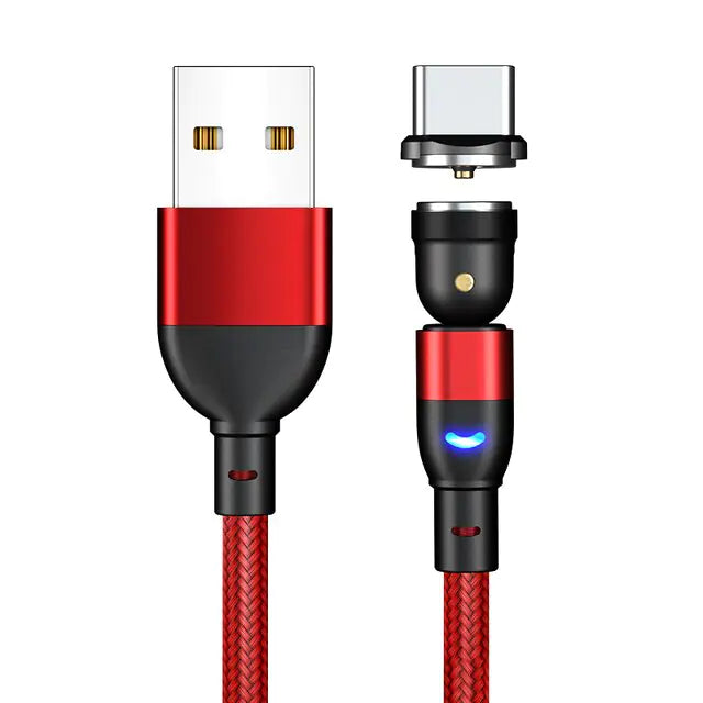 540 Degrees Fast Charging Magnetic Cable Charger